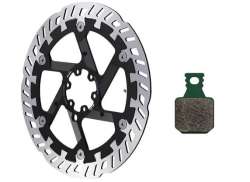 Magura E-山地车 MDR-P 刹车碟 &Oslash;220mm 6-孔 8S - 银色