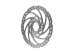 Magura MDR-A 刹车碟 IS 180mm 6-孔 - 银色