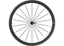 Mavic Cosmic SL 40 Roată Frontală 28" 9x100mm Carbon - Negru