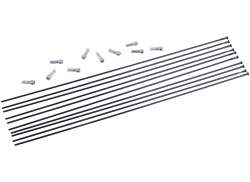 Mavic Dr&aacute;t Sada 283mm Předn&iacute;/Zadn&iacute; Pro. Aksium - Čern&aacute; (10)