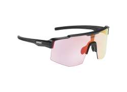 Mavic MVS Shield Cycling Glasses Red Photochromic - Black