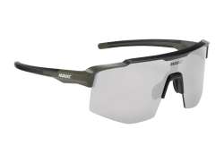 Mavic MVS Shield Cycling Glasses Silver - Khaki