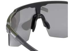 Mavic MVS Shield Cycling Glasses Silver - Khaki