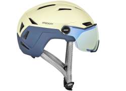 Mavic Speedcity 骑行头盔 E-自行车 奶油色/蓝色 - L 57-61cm