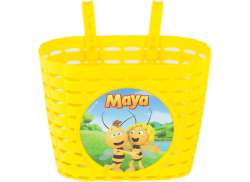 Maya 自転車 バスケット - イエロー