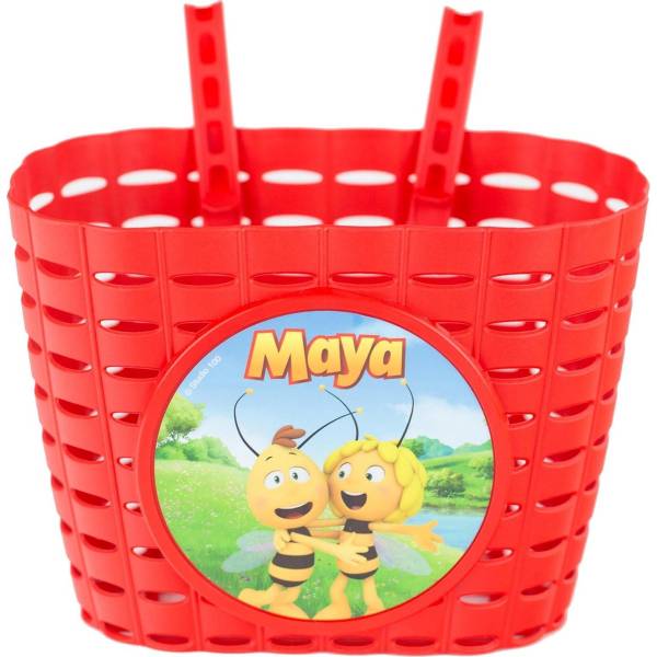 Maya 自転車 バスケット - レッド
