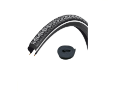 Mehr Als Reifen 28x1.75\" Inkl. Schlauch Sv 40mm - Schwarz