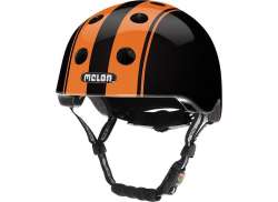 Melon Helm Double Oranje/Zwart - 2XS/S 46-52 cm