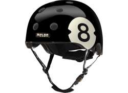 Melon Helmet 8 Ball Black - XL/2XL 58-63 cm