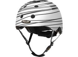 Melon Helmet Scribble Black/White - M/L 52-58 cm