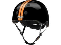 Melon Kask Straight Orange/Black