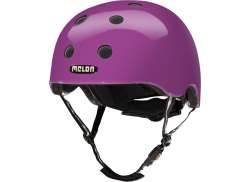 Melon Toddler Uniwersalne Kask Rowerowy Tecza Purple