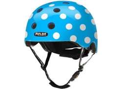 Melon Urban Activ Cască De Ciclism All Stars Dotty Wit/Blauw
