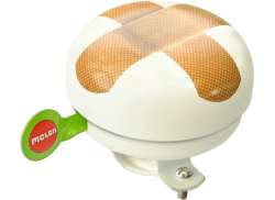Melon Zvonek Na Kolo Plastered White &Oslash;60mm - B&iacute;l&aacute;