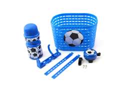 Messingschlager Accessoire Set Voetbal - Blauw