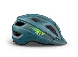 MET Crackerjack Barn Sykkelhjelm Petrol - 52-57 cm