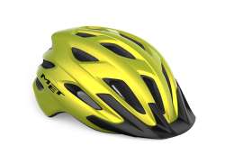 MET Crossover Fietshelm Lime Geel Metallic