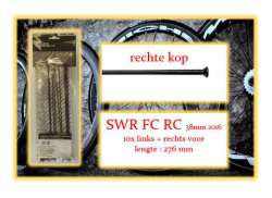 Miche 辐条 套装 Lf/Rf 为. SWR FC RC 38mm 2016 - 黑色 (10)