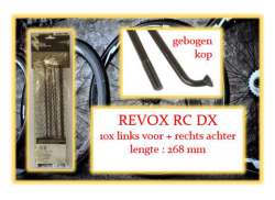 Miche 辐条 套装 Lf/Rr 为. Revox RC DX - 黑色 (10)