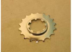 Miche Pignone Con Torace 18 Denti Campagnolo 10V - Argento