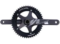 Miche Pistard 2.0 Crankset 48T 170mm Aluminum - Black