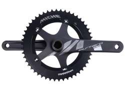 Miche Pistard 2.0 Crankset 50T 165mm Aluminum - Black