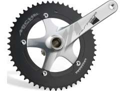 Miche Pistard 2.0 Guarnitura 49T 165mm Alluminio - Argento