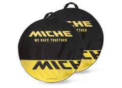 Miche Road 轮组包 28&quot; 1-车轮 - 黑色/黄色