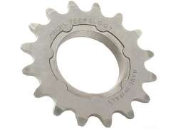 Miche Roda De Corrente Pista 17T 1/8 Singlespeed - Prata