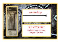 Miche 스포크 세트 Lf/Rf For. Revox RC - 블랙 (10)