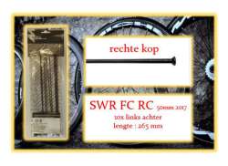 Miche 스포크 세트 Lr For. SWR FC RC 50mm 2017 - 블랙 (10)