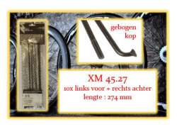 Miche Spaak Set LV/RA tbv. XM 45 27.5\" - Zwart (10)