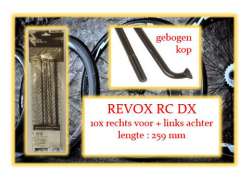 Miche Speiche Set Rf/Lr F&#252;r. Revox RC DX - Schwarz (10)