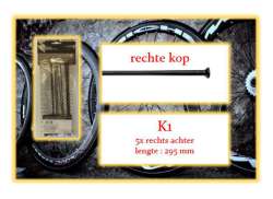 Miche Speiche Set RR F&#252;r. K1 - Schwarz (5)