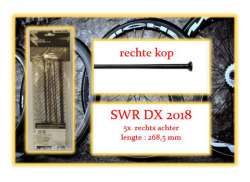 Miche Speiche Set RR Für. SWR DX 2018 - Schwarz (5)