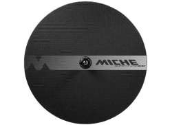 Miche Supertype 전면 바퀴 28&quot; 디스크 카본 튜브 - 블랙