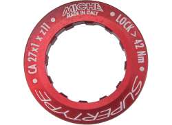 Miche Supertype Låsring Campagnolo 27 x 1mm - Röd