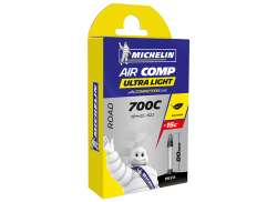 Michelin Aircomp A1 라이트 내부 튜브 18/25-622 Pv 80mm 블랙