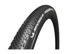 Michelin 功率 轮胎 28 x 1.30" 可折叠 TL-R - 黑色