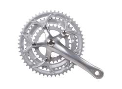 Mighty Race Kurbelsatz 3-8F 30/42/52T Aluminium - Silber