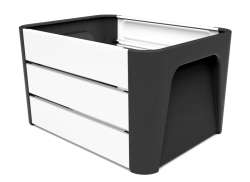 Mirage Cassetta Klik `n Cassetta Nero/Bianco 24l