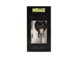 Mirage Classic Sound Wave Bicycle Bell Ø27mm - Black