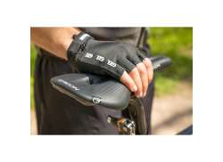Mirage Cycling Gloves Short Lycra Gel Black - Size L