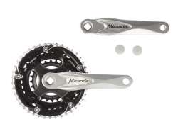 Miranda Alfa 3 Kranks&aelig;t 8H 42/34/24T 5mm - S&oslash;lv