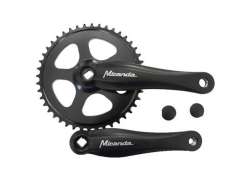 Miranda Beta 1 Crankset 1V 44T 3/32\" - Black