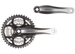 Miranda Beta 3R+ Crankstel 22/32/42T - Zwart/Zilver