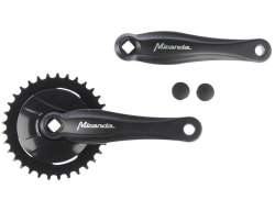 Miranda Beta Kranks&aelig;t 33T 1V 170mm Firkant Aksel - Sort