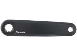 Miranda Delta 0 Biela 175mm Izquierdo ISIS Alu - Negro