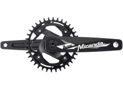 Miranda Modular MRTB Chainflow 3D Crankstel 36T - Zwart