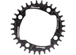 Miranda MTB Chainflow 3D 체인링 32T Bcd 104mm - 블랙